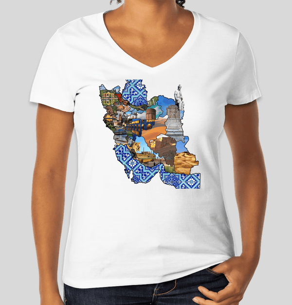 Women's V-neck T-shirt(ایران)