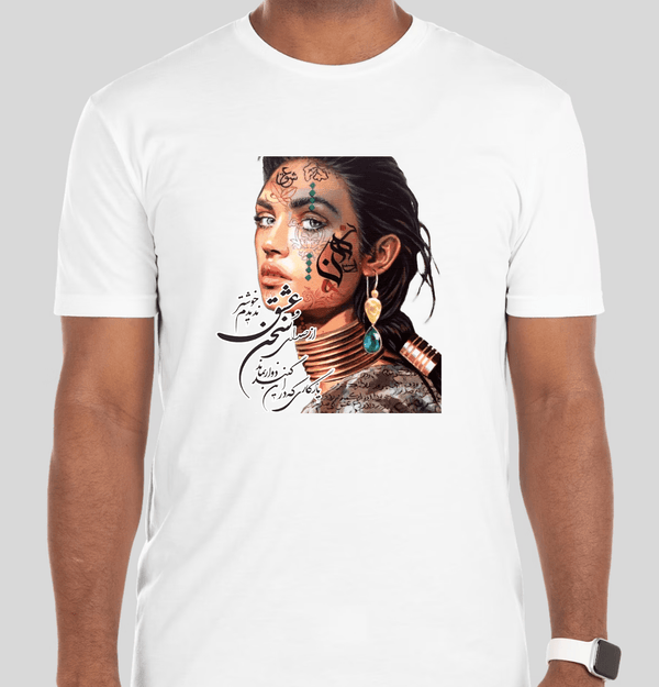 Men's Short sleeves T-shirt(از صدای سخن عشق)