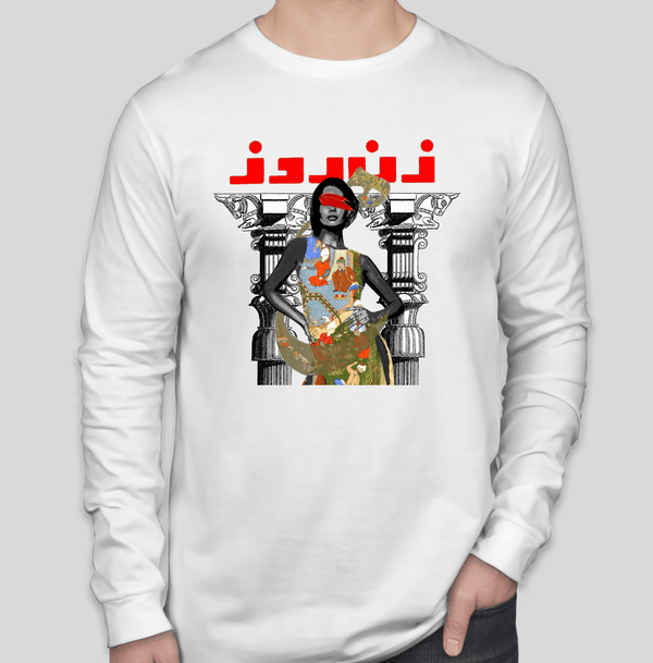 Men's long sleeves T-shirt(زن روز)