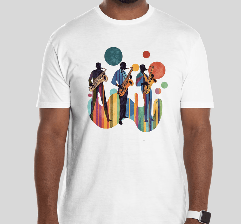 Men's short sleeves T-shirt(Jazz Vibe)