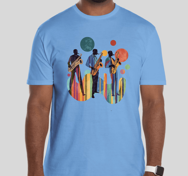 Men's short sleeves T-shirt(Jazz Vibe)