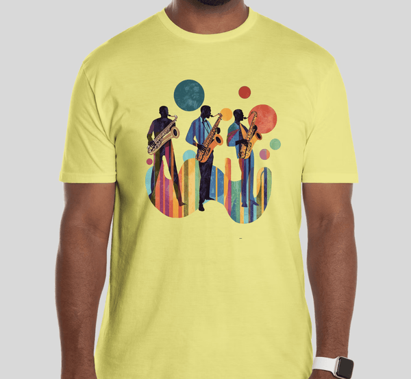 Men's short sleeves T-shirt(Jazz Vibe)