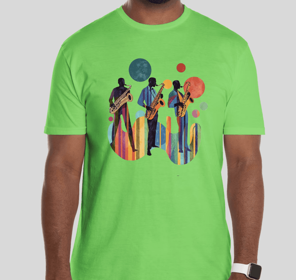 Men's short sleeves T-shirt(Jazz Vibe)