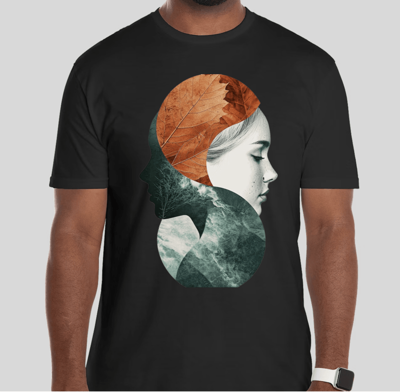 Men's Short Sleeves T-shirt(Dual Nature)