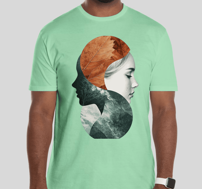 Men's Short Sleeves T-shirt(Dual Nature)