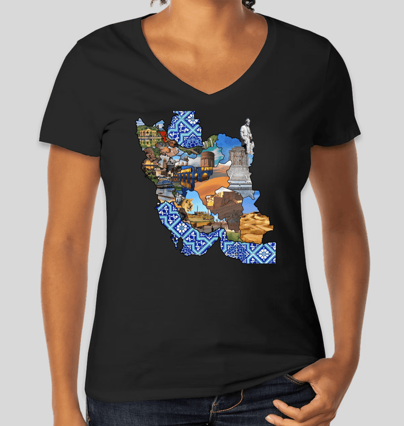 Women's V-neck T-shirt(ایران)