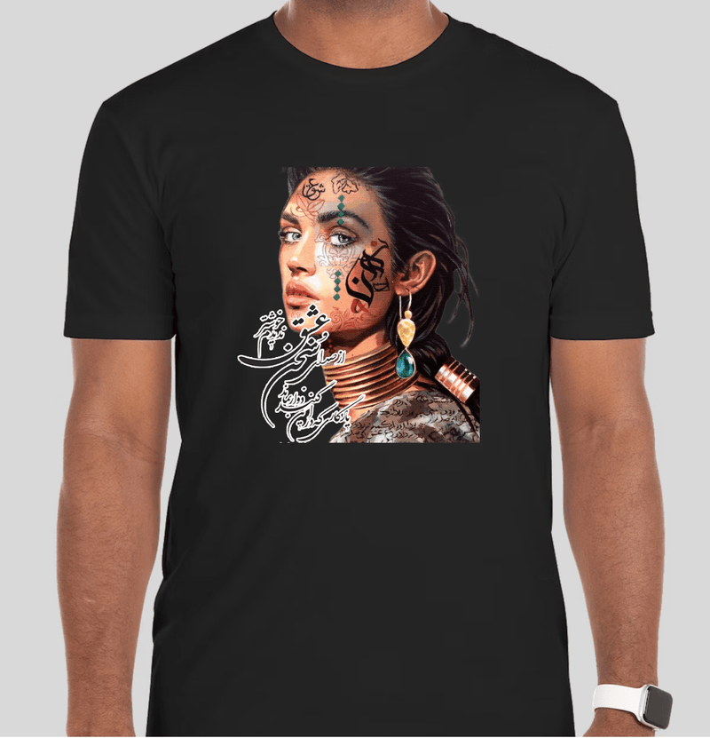 Men's Short sleeves T-shirt(از صدای سخن عشق)