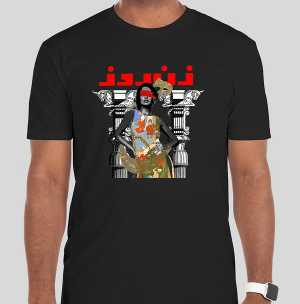 Men's short sleeves T-shirt(زن روز)