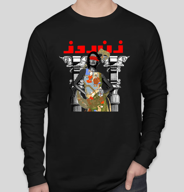 Men's long sleeves T-shirt(زن روز)